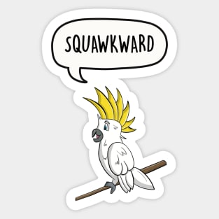 Squawkward Sticker